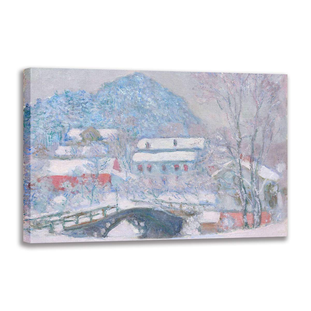 Toile peinte Gustav Klimt paysage naturel œuvre inspirante pour salon
