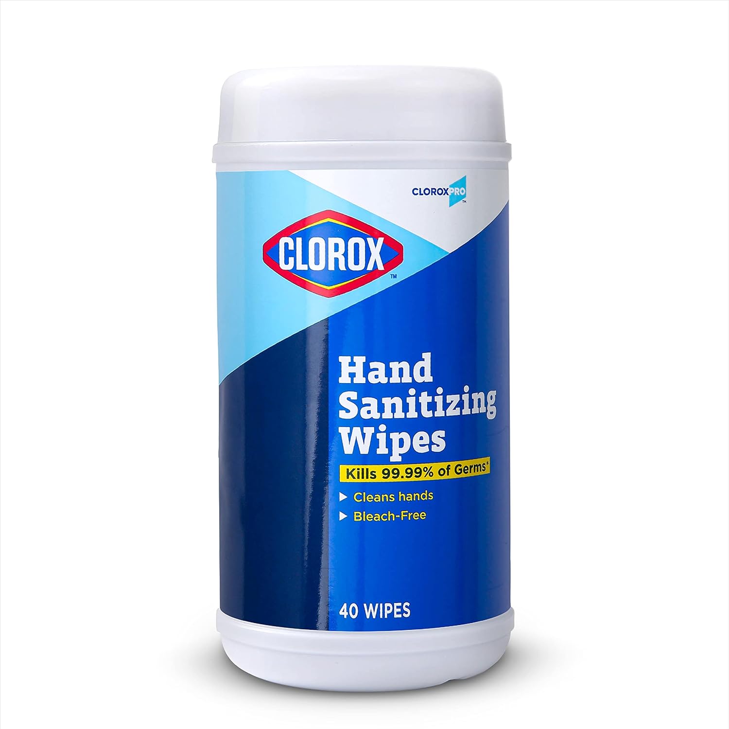 Clorox Pro Hand Wipes in Resealable Canister, 40 Ct