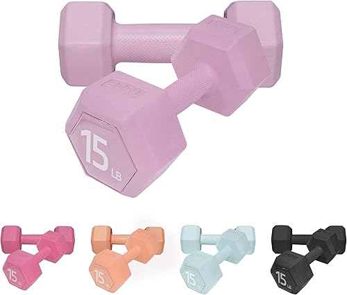 Miniatura 13 de Juego de pesas para mano de 5/10/15/20/25/36 libras, 5 opciones de colores, pesas libres de ejercicio y fitness, para mujeres y hombres, equipo de