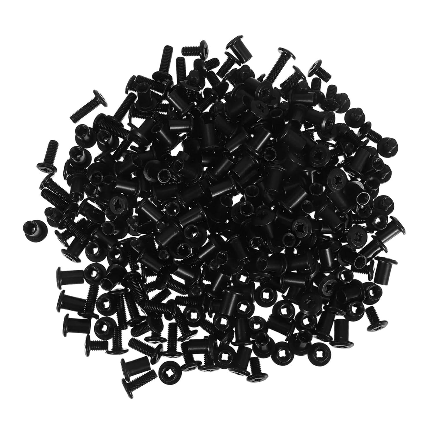 VALICLUD 170sets Furniture Screw Nut Kit Bedroom Furniture Fixing Bolts Steel Joint Connectors Easy Assembly Screws Nuts