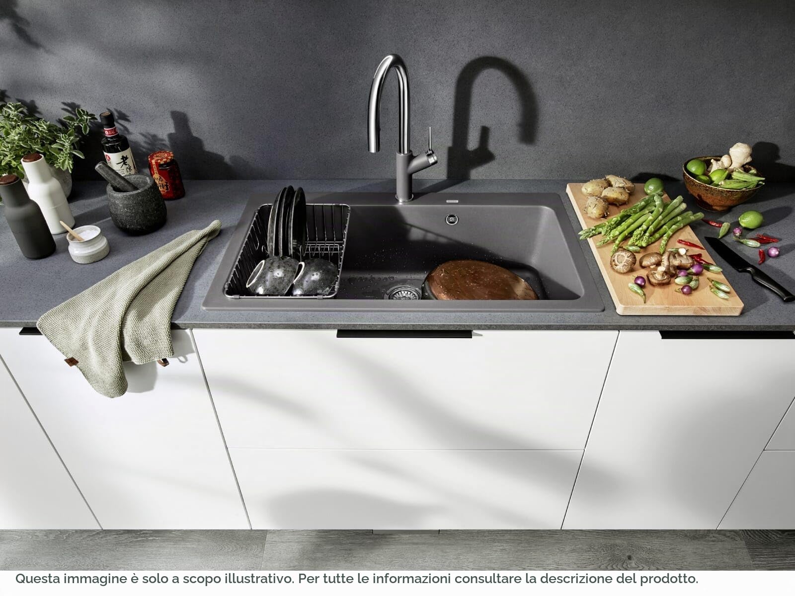 BLANCO 525947 NAYA XL 9 Silgranit PuraDur, Nero