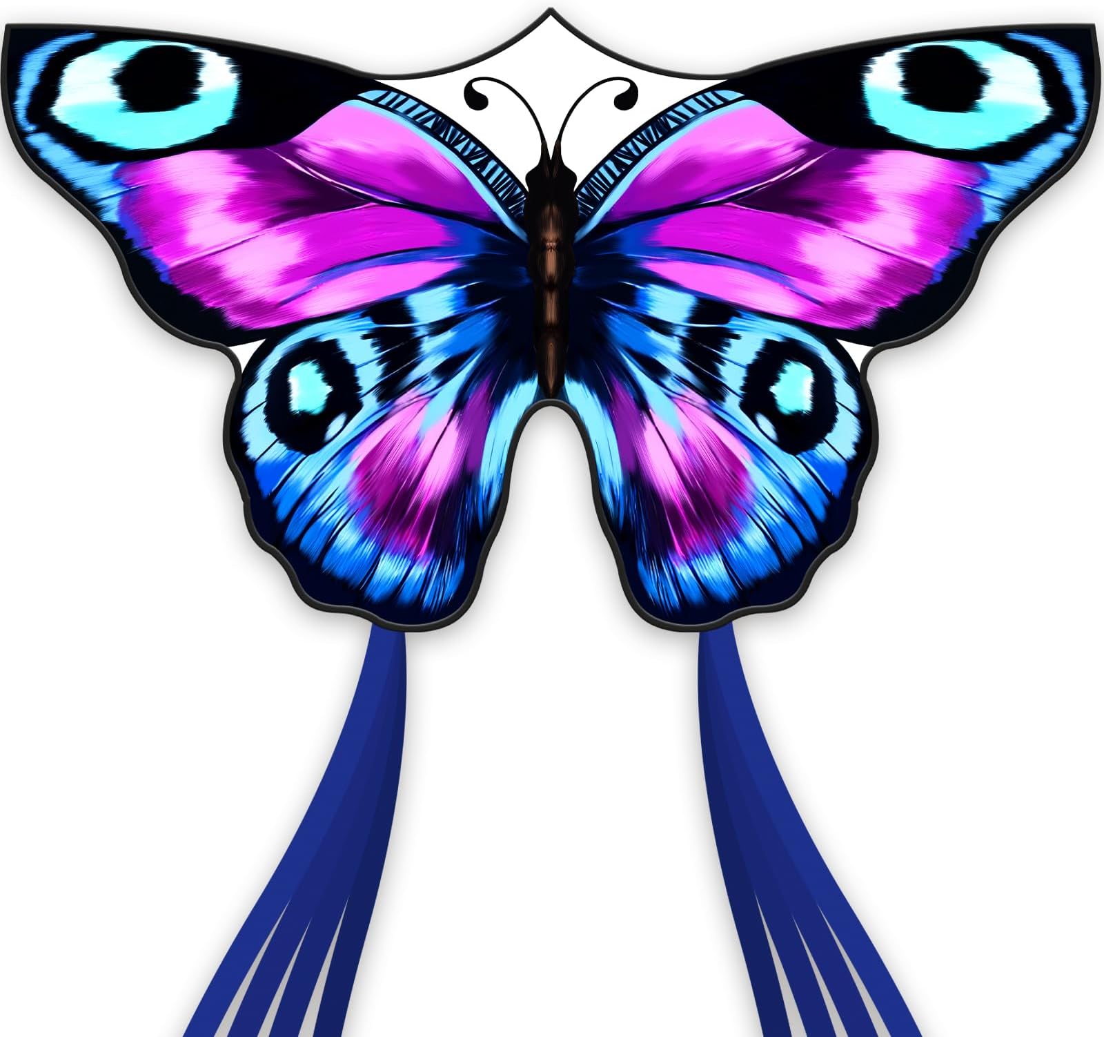SGftre Colorful Butterfly Kite,Easy to Fly Large Outdoor Kite for Kids & Adults, Beach & Park Toys with Durable Nylon, Family Fun Activities