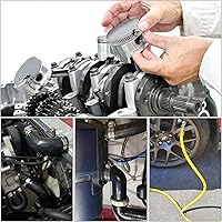 Vista 7 de Abrazadera de manguera, paquete de 10 abrazaderas de manguera de acero inoxidable, ajustables de 1-1/4 pulgadas a 2-1/4 pulgadas, abrazaderas