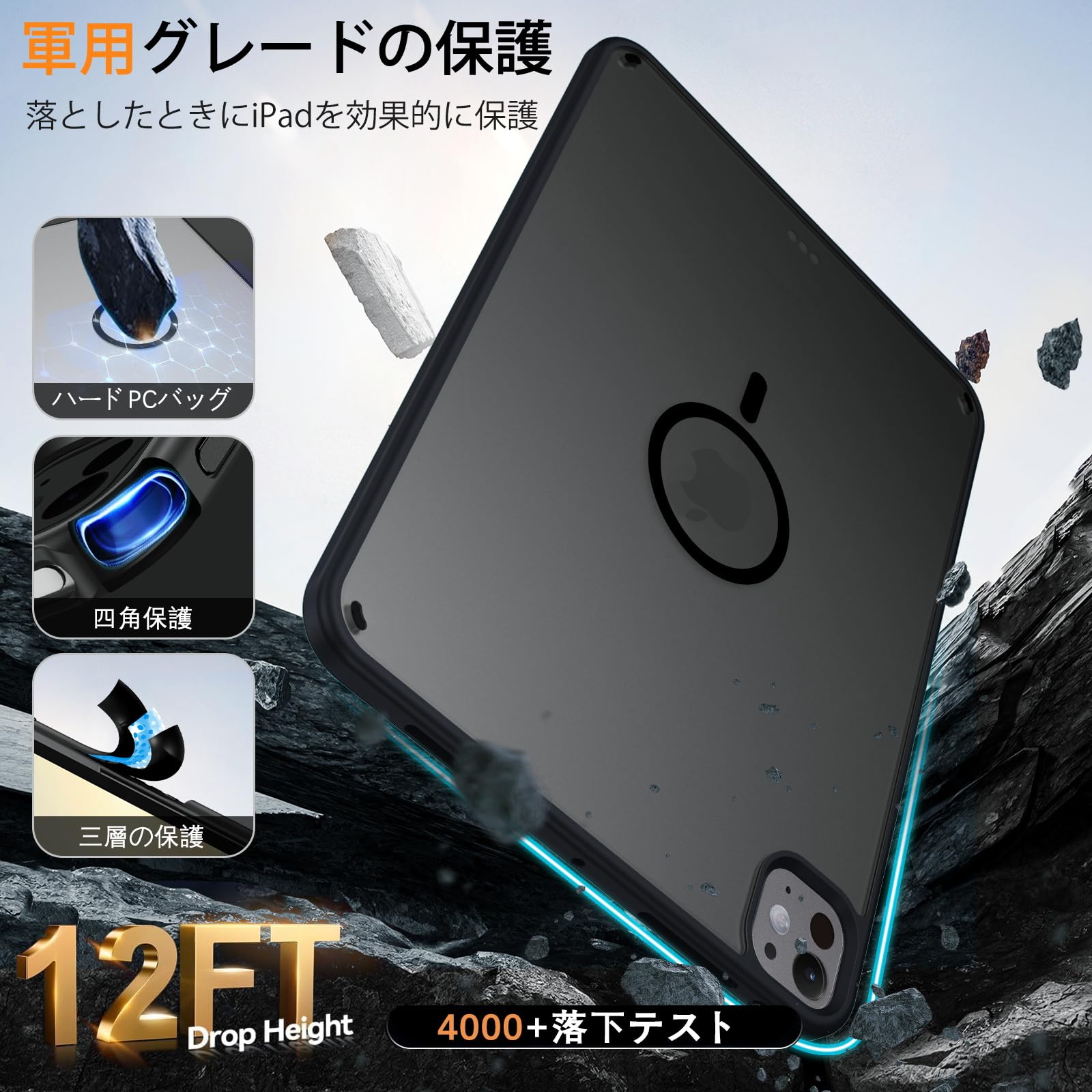 Amazon.co.jp: 【2025年新登場】GaoBao iPad Pro 11インチ ケース (M5 