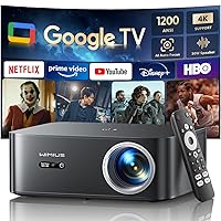 Proiettore【1200 ANSI/Google TV】Netflix Ufficiale Proiettore 4K Support