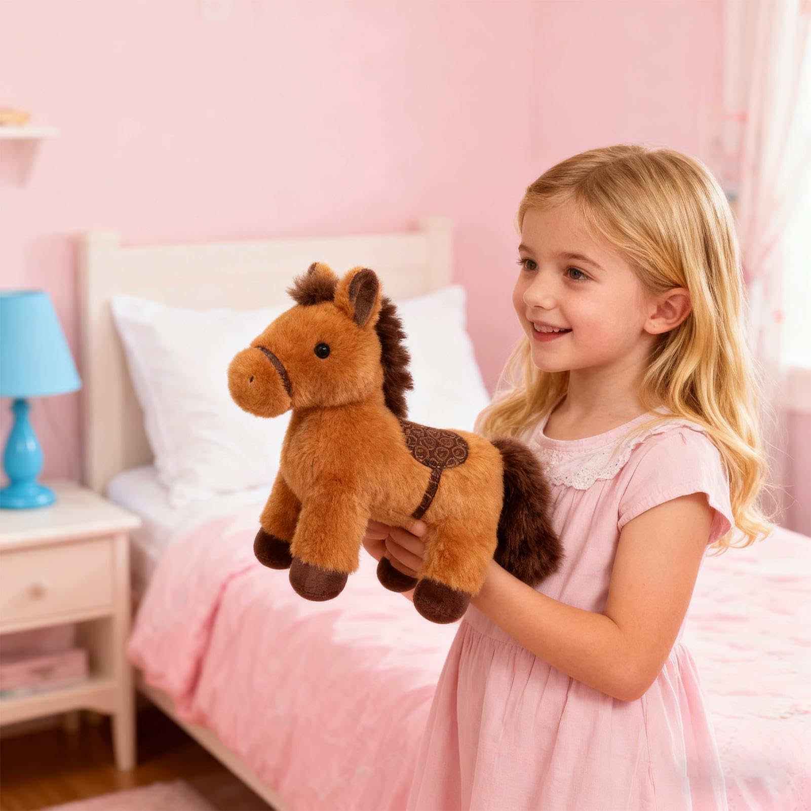 Générique Cavallo di peluche morbido e