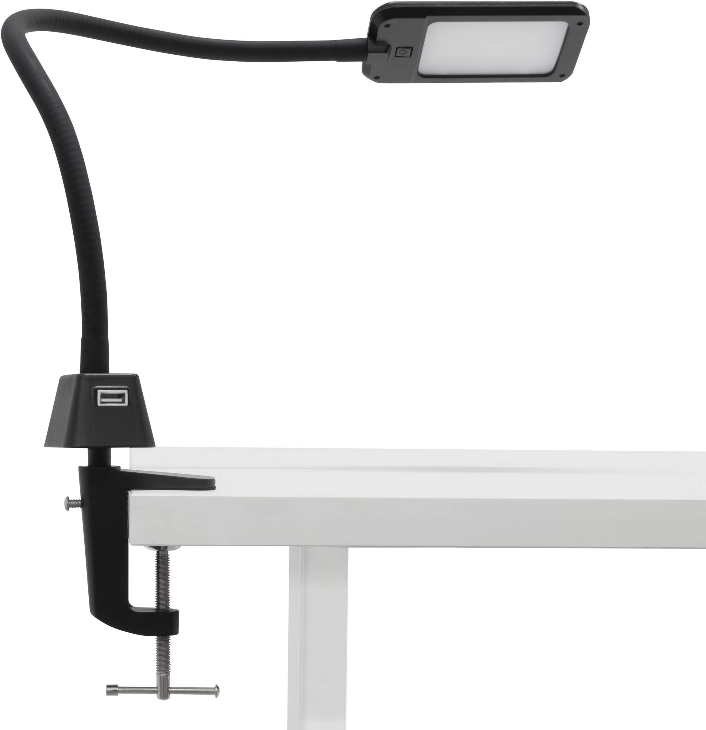 SD STUDIO DESIGNSLED Flex Lamp for Office, Art, Sewing, or Crafts with USB Charging Base, Black