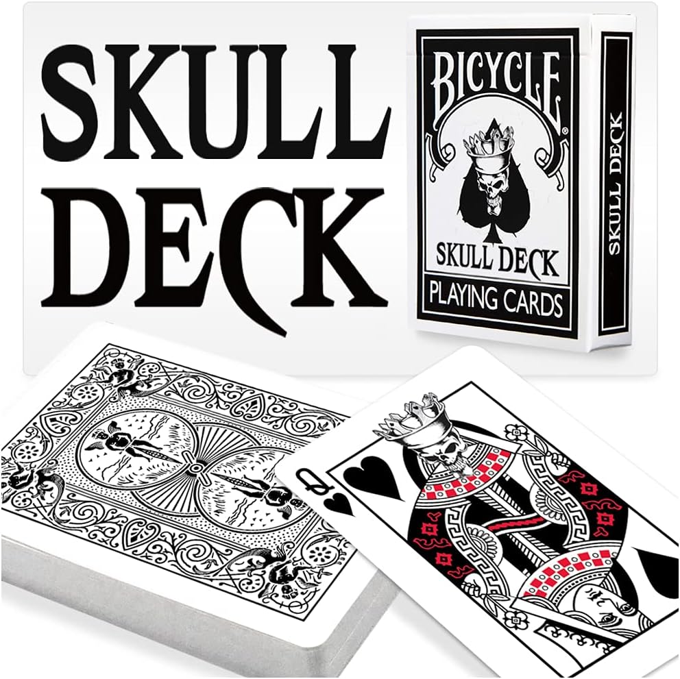 Bicycle Black Magic Skull Deck