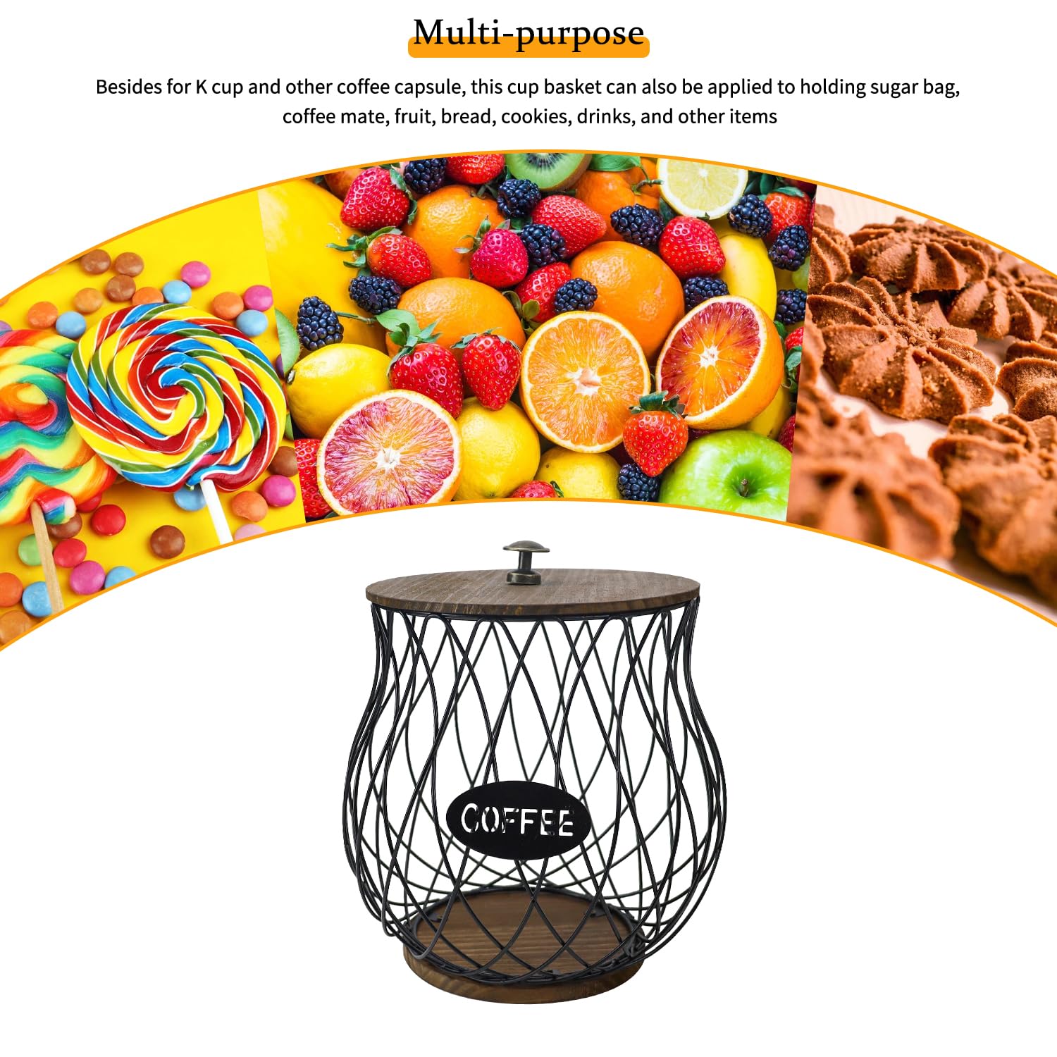 Soporte para cápsulas de café, soporte para cápsulas de café, cesta de almacenamiento para cafeína, monodosis expreso, recipiente K para bancos, accesorios para bar