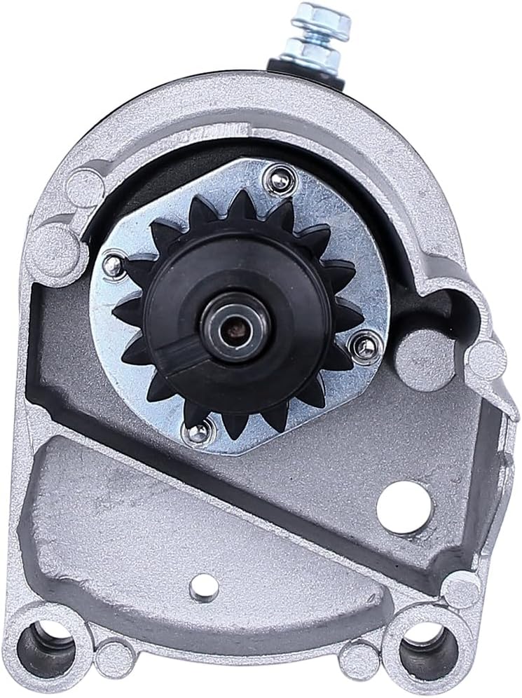RAREELECTRICAL 12V Starter Motor Compatible With 14-18Hp V-Twin 42D777 42E707 42E777 461707 Air Cooled Engine 108Mm Case 498148 495100 5Hp 5Hp 14Hp 16Hp 5Hp 14Hp 16Hp 5Hp 5Hp 5Hp 14Hp 16Hp 5Hp 5Hp 5Hp