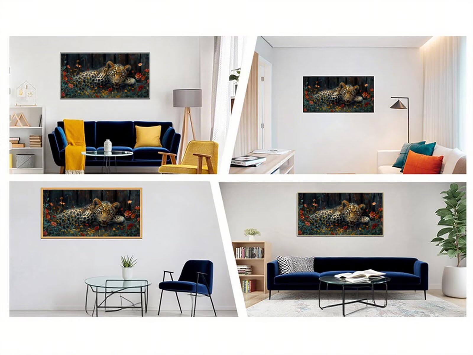 Sztuka diamentowa, zwierzę, zestawy do malowania diamentami dla dorosłych, 5D Dimond Art Leopard Gem Arts and Crafts Paintings, DIY, kryształ górski, haft krzyżykowy, malowanie według numerów