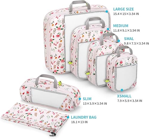 Miniatura 4 de Gonex cubos de compresión para embalaje, almacenamiento organizadores en cubo de malla extendible