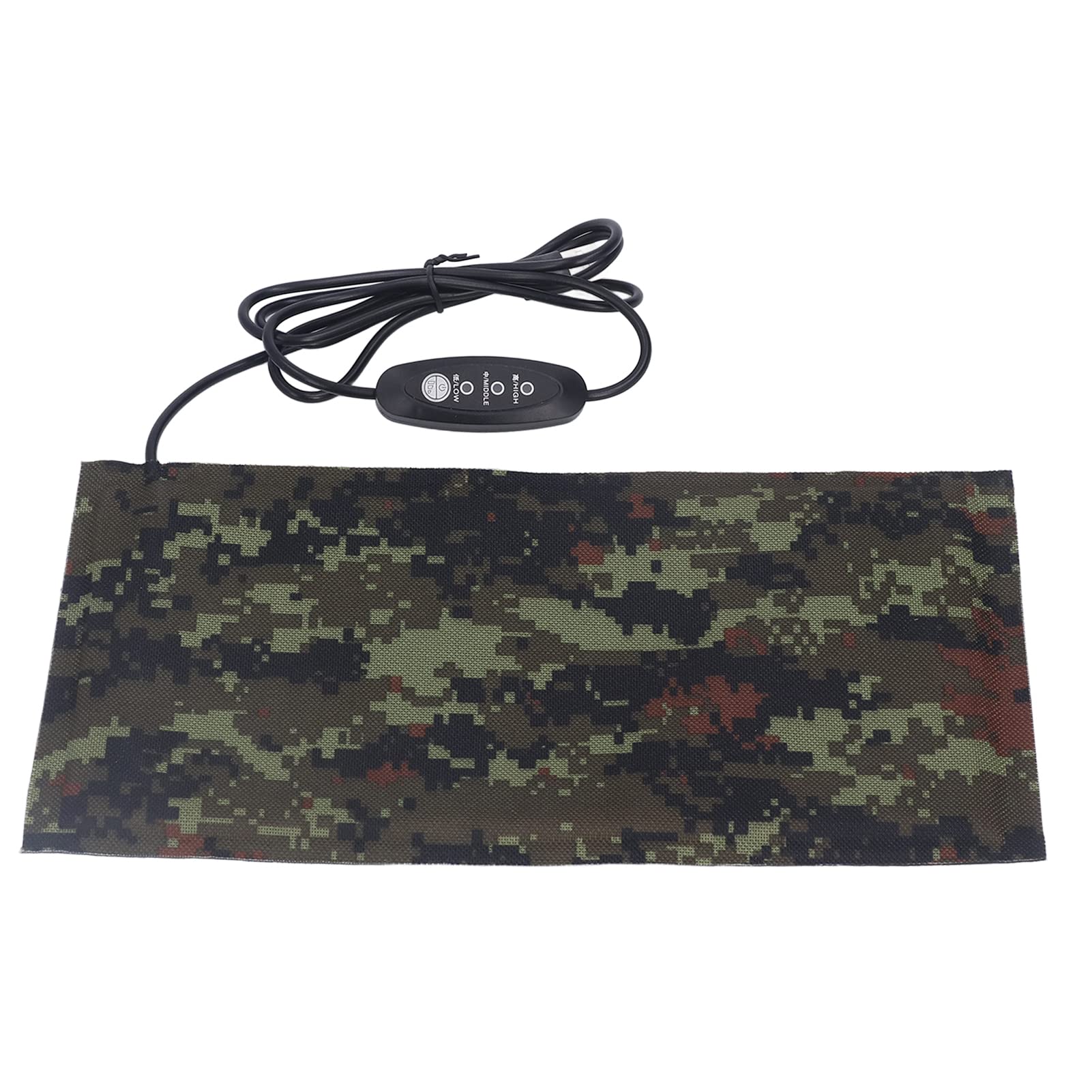 USB-Heizung, Heizblatt, USB-betrieben, Elektrische Stoffheizung, Wasserdicht, Warm, Kalt, Schutz, 3 Temperaturstufen, 1 Paar (20X25cm)