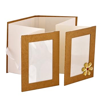 East Handicrafts Album, 7.5 inches x 5.5 inches x 0.75 inches