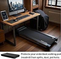 Vista 6 de Funda para alfombrilla de caminar para el hogar, funda impermeable y a prueba de polvo para debajo del escritorio - Compatible con cinta de correr