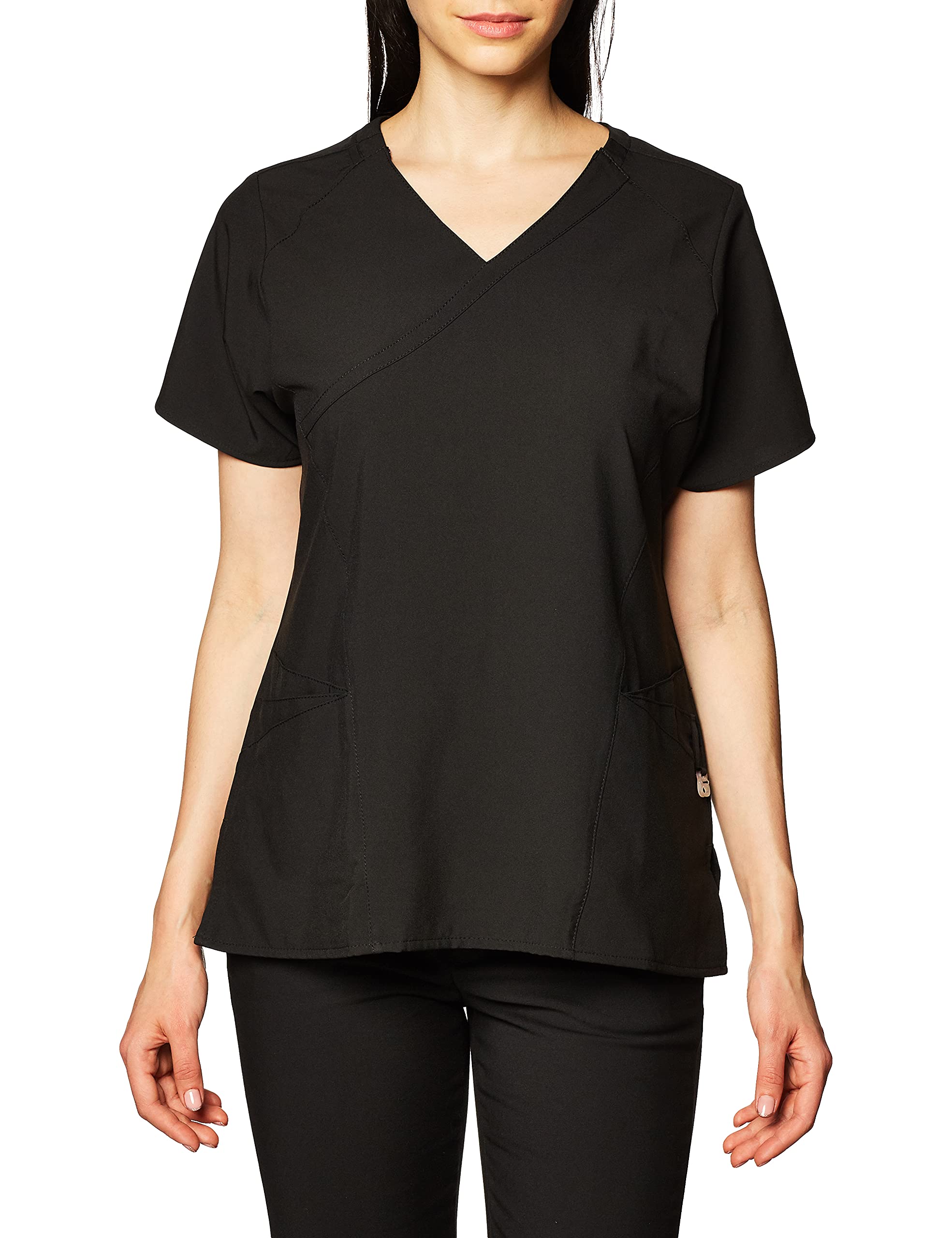 WonderWink Women's Mock Wrap Top