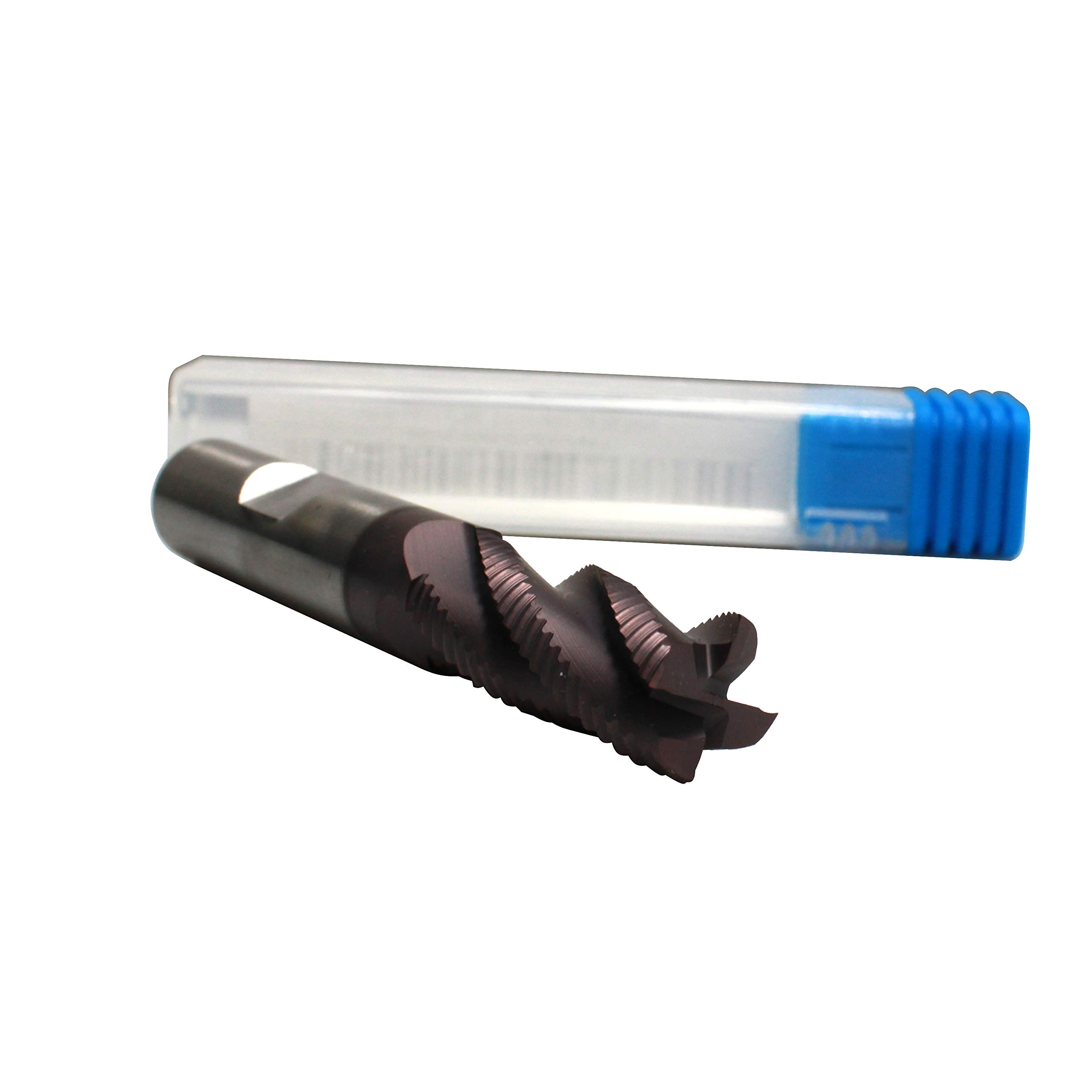 HFS (R) Utensili industriali Standard Dente M42 8% Cobalto Tialn Sgrossatura Fresa, 4 Flauto (1/2"1/2"1-1/4"3-1/4")