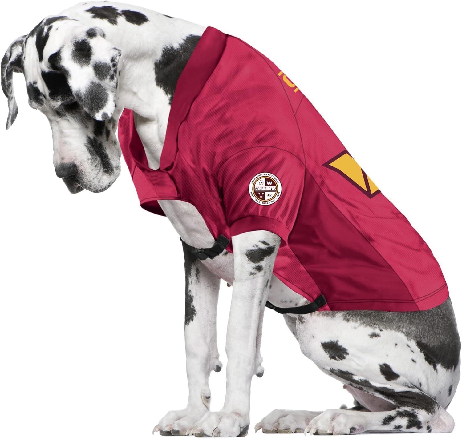 Littlearth NFL Washington Commanders Stretch Pet Jersey, Team Color, Big Dog