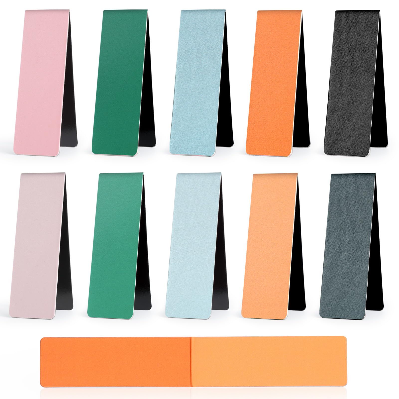 AiQInu Marcapaginas Magnetico 10 Piezas, Marcapáginas Magnéticos Clip, Niños Marcadores de Libros, para Amantes de los Libros, Estudiantes, Profesores