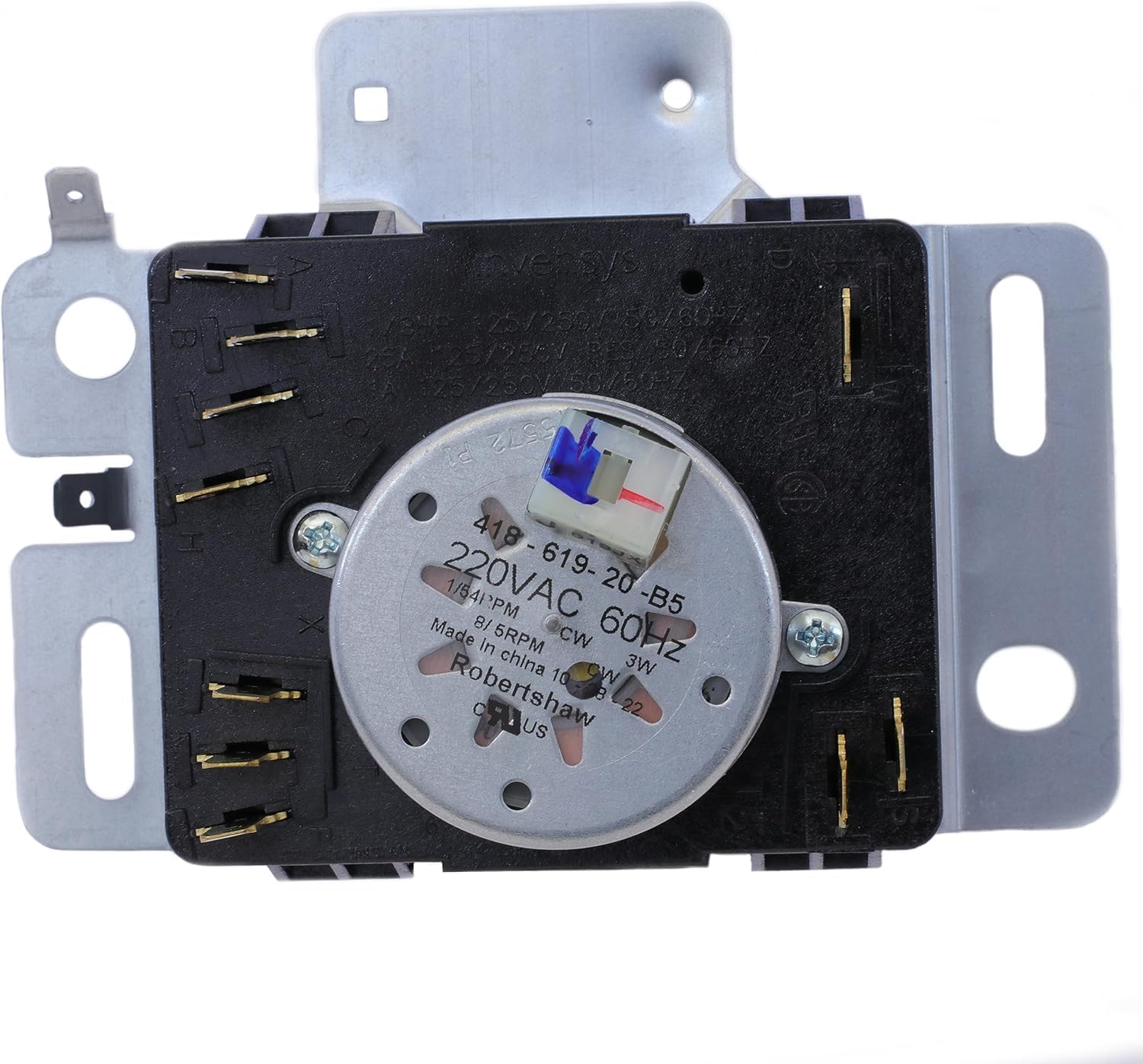 [W11043389 Timer OEM Mania] W11043389 New OEM Produced for Whirpool Dryer Timer Replacement Part W10436308, 461878, PS11773247, AP6040038