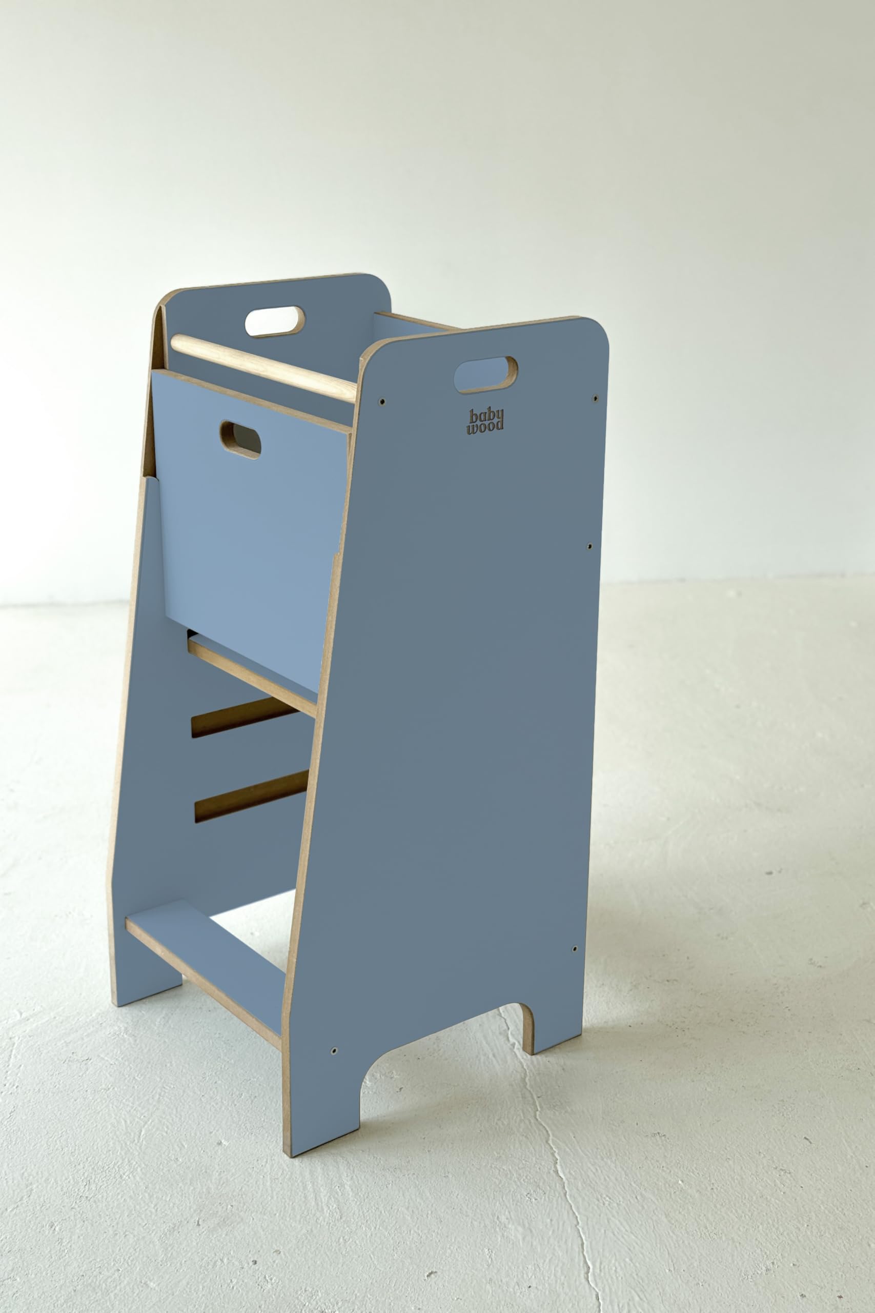 Torre de aprendizaje de madera extra segura | Utensilios de cocina Montessori | Utensilios de cocina | Plataforma ajustable | Ayudante de cocina | Muebles de cocina seguros | Escalera de cocina