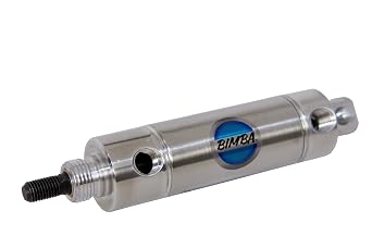 BIMBA 091-DP 1 INCH Stroke, 1-1/16 INCH BORE, AIR Return, Double Acting, Original LINE, Pivot Type, Pneumatic Cylinder, Standard