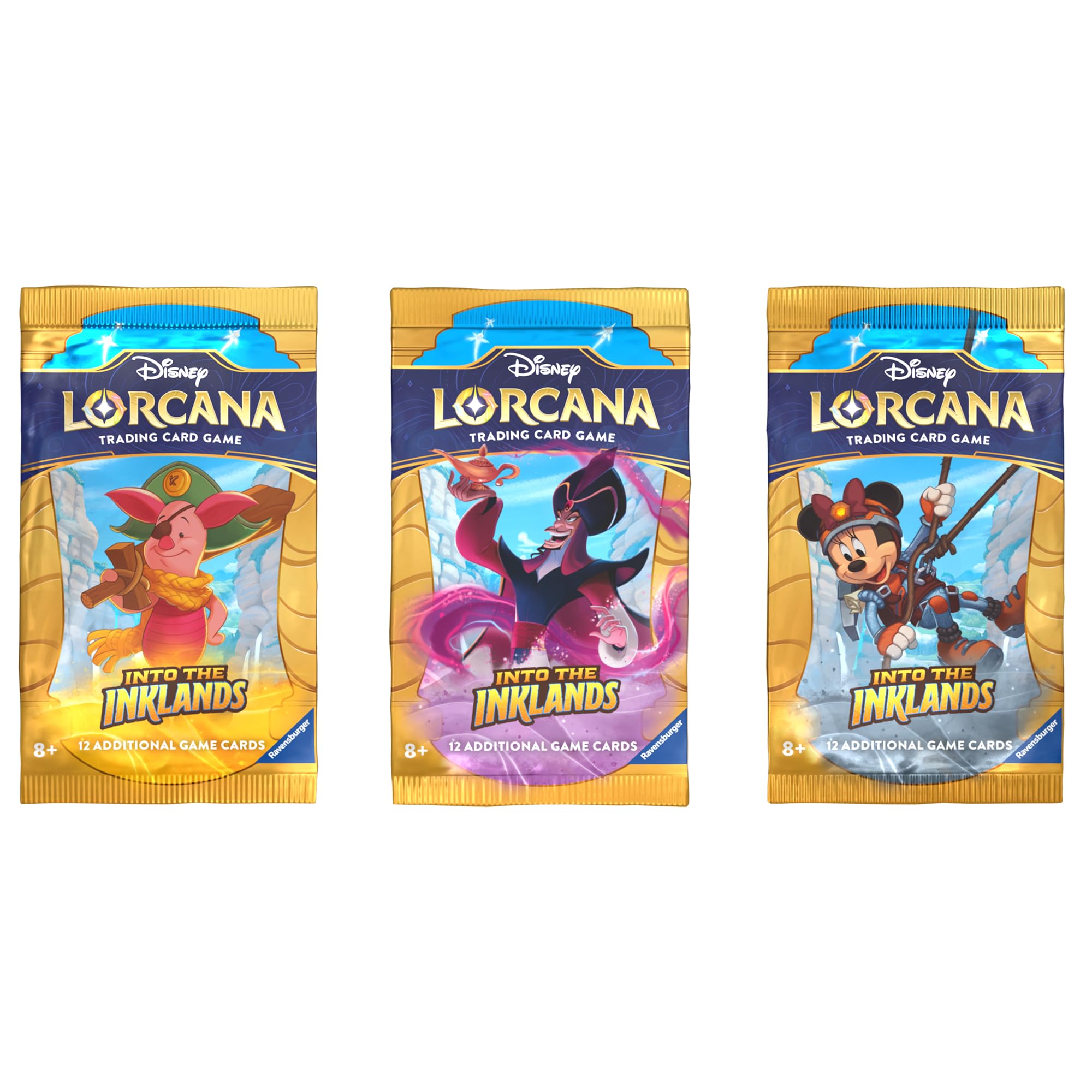 Ravensburger Disney Lorcana Trading Cards Game for Adults and Kids 8 Years Up - Booster Box (24 Individual Packs) - Set 3: Into The Inklands