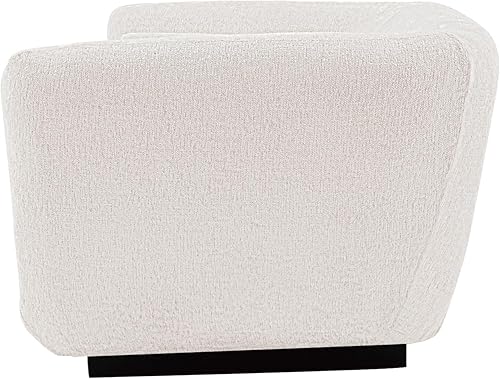 Miniatura 6 de Manhattan Comfort Ulka - Sofá Boucle contemporáneo de 96 pulgadas para sala de estar con marco de madera de pino de alta calidad, base de metal,