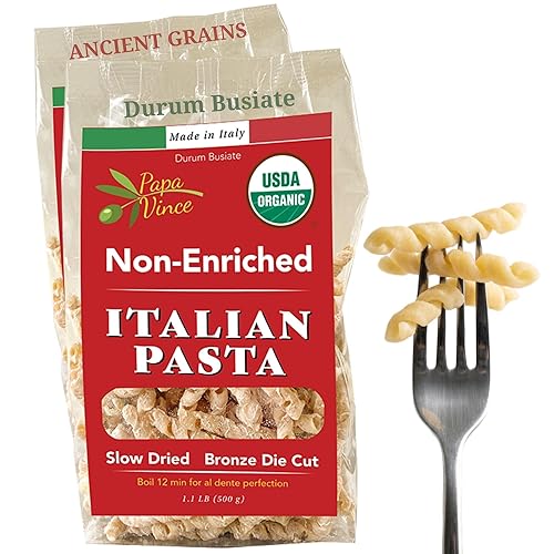 PASTA ARTESANAL SEMOLINA DE PENNE ITALIANO DE SICILIA SIN GMLO BAJO COLESTEROL ALTA EN FIBRA ALTA EN PROTEÍNAS