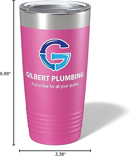 Miniatura 34 de Vaso personalizado de 20 onzas (17 colores) impreso aislado de acero inoxidable con recubrimiento en polvo con tapa, artículos promocionales