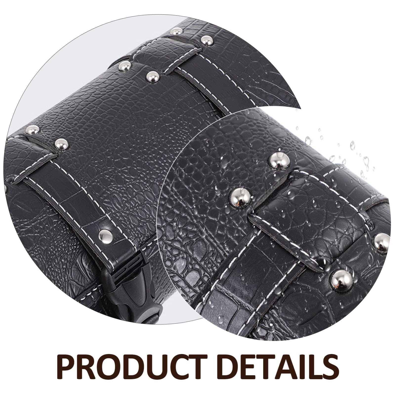1pezzi Borsa da Manubrio per Bicicletta in Materiale Resistente Grande Capacità per Attrezzi e Accessori Facile da Installare e Rimuovere per Viaggi in Bicicletta e Uso Quotidiano