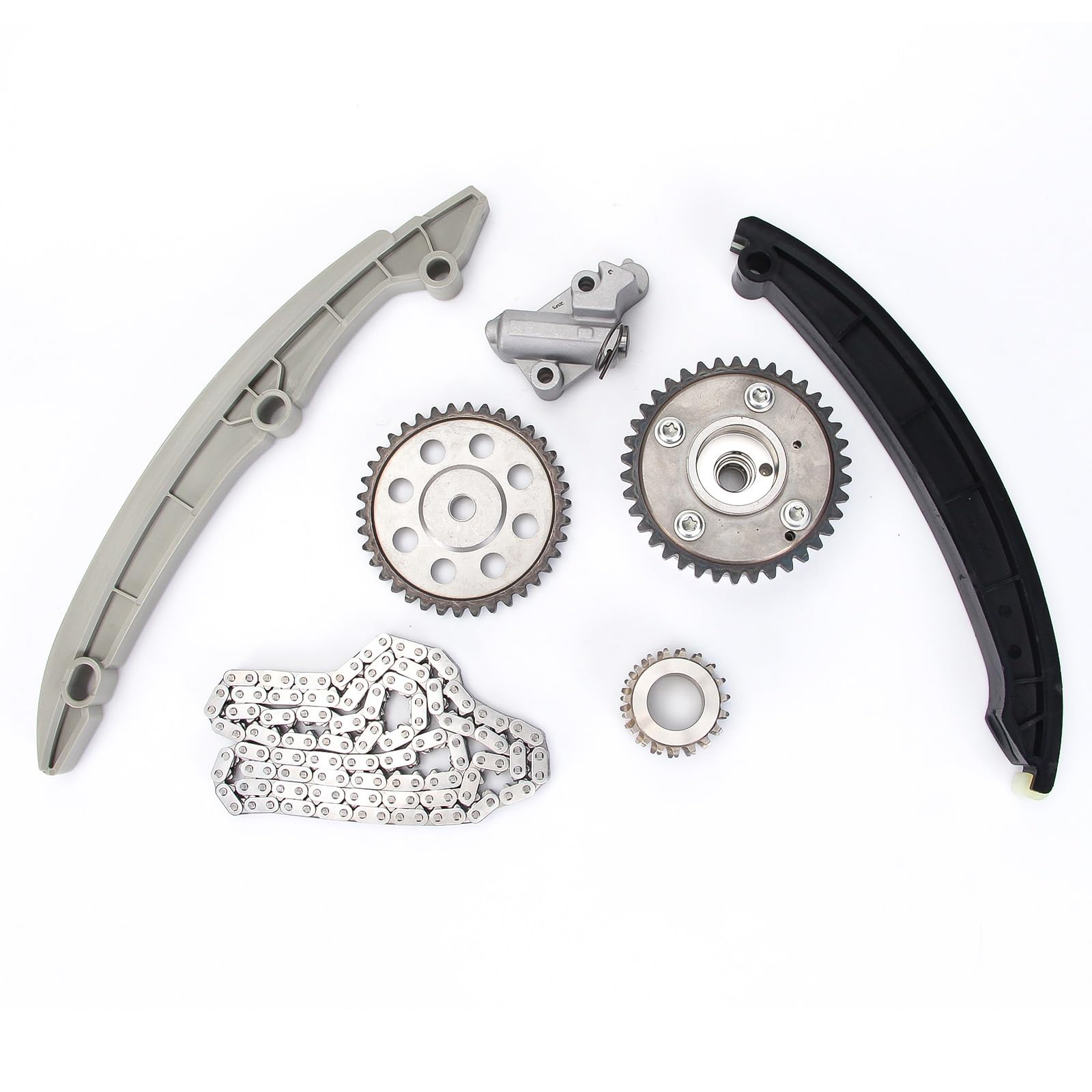 catena pompa olio Adatto per Vw Adatto per 1.4 1.6 CAV CTH 1 Set 03C198229C 03C105209BD 03C109158H Kit di Riparazione Tenditore Catena di Distribuzione catena pompa olio motore