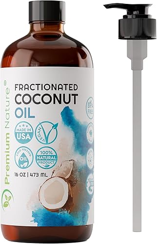 Aceite de coco fraccionado crema hidratante para la piel aceite para el transporte natural y puro aceite de masaje crema hidratante de la piel