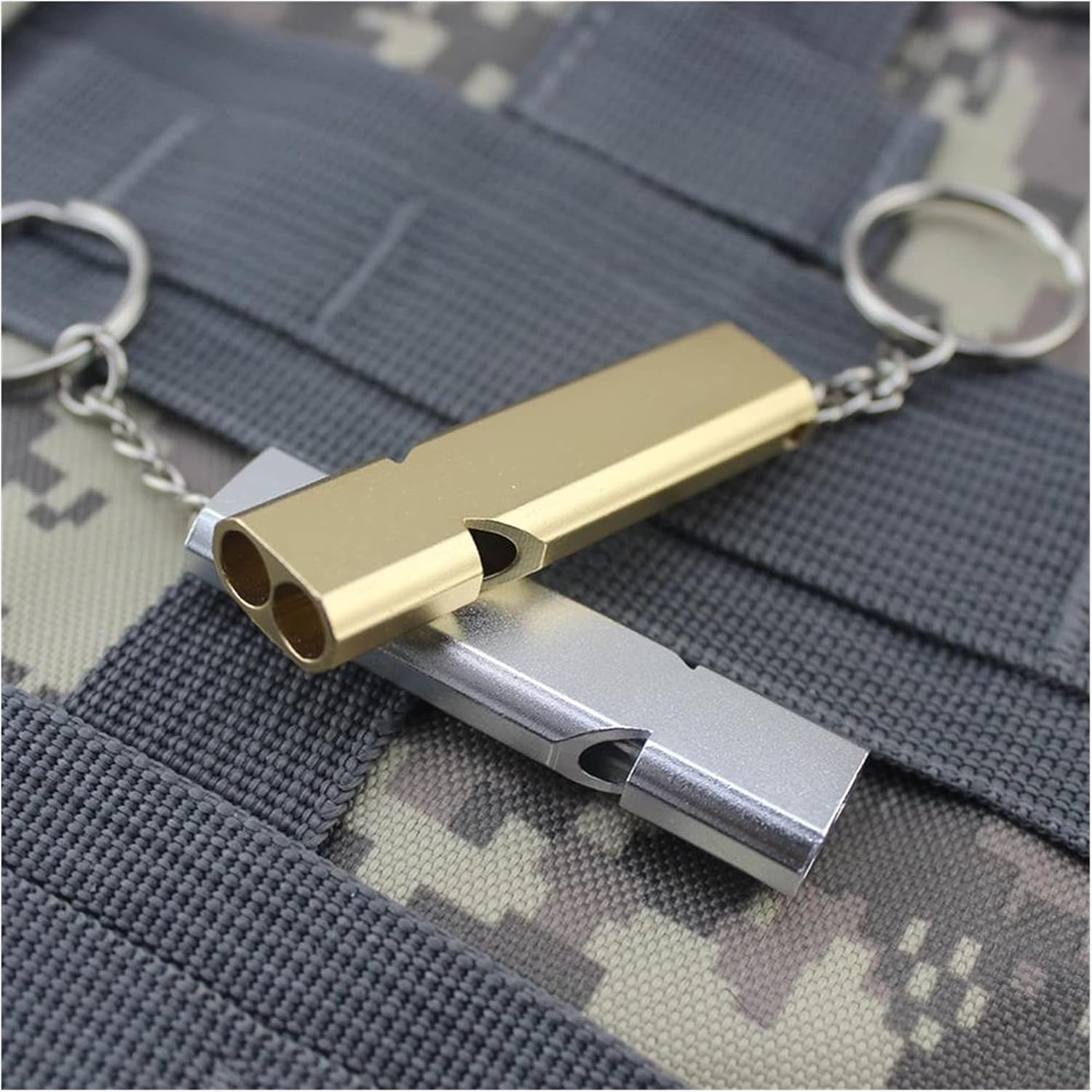 Portable Whistle,Safety Whistles,Handheld Whistle,orange Metal Survival