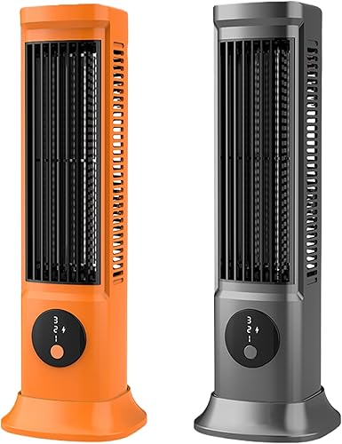 Miniatura 4 de Ventiladores de torre de 11.5 pulgadas, oscilantes, silenciosos, de 3 velocidades, ventilador de piso horizontal o vertical de 90, ventilador USB