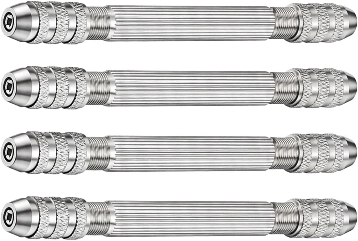 4pcs Double Ended Hand Drill Pin Vise for Resin and Beading Crafts