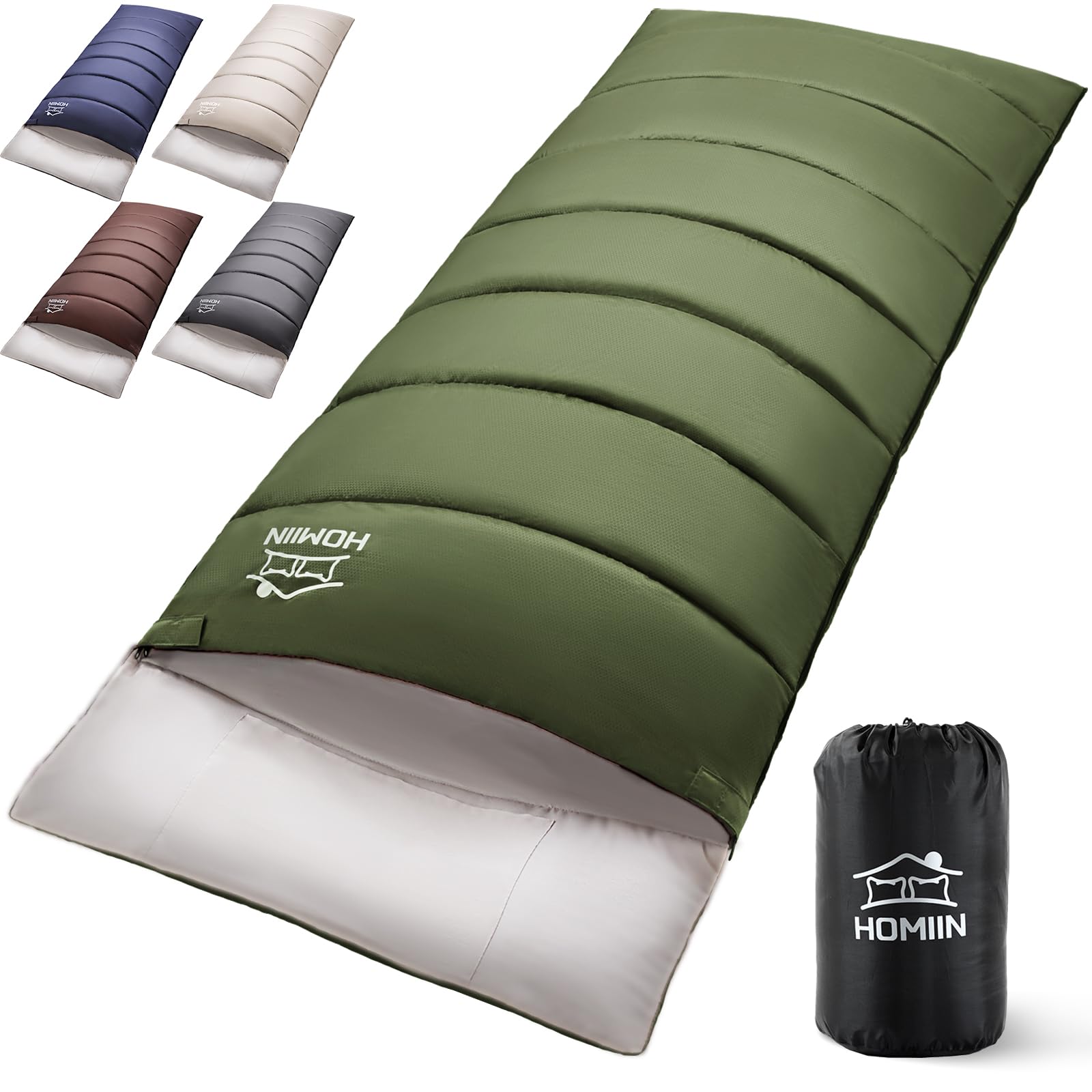 Amazon.co.jp: 寝袋 シュラフ 冬用 夏用 封筒型 Homiin オールシーズン