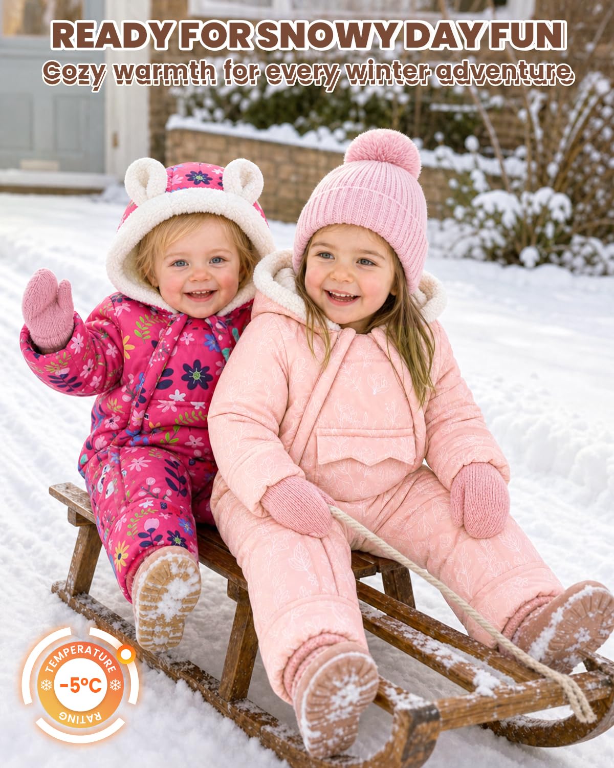 WYTbaby Traje de nieve de invierno para bebé