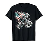 BMX American Flag USA - BMX Vintage Distressed BMX T-Shirt