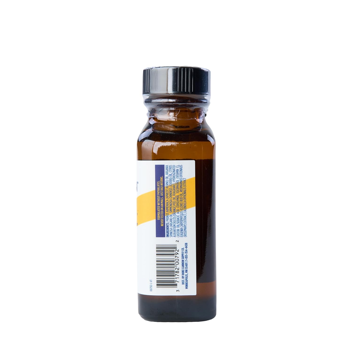 Duke Cannon Best Beard Oil – 3 oz – Softens & Tames Unruly Beards, Reduces Frizz, Cedar Scent, Long-Lasting Natural Ingredients for Daily Grooming