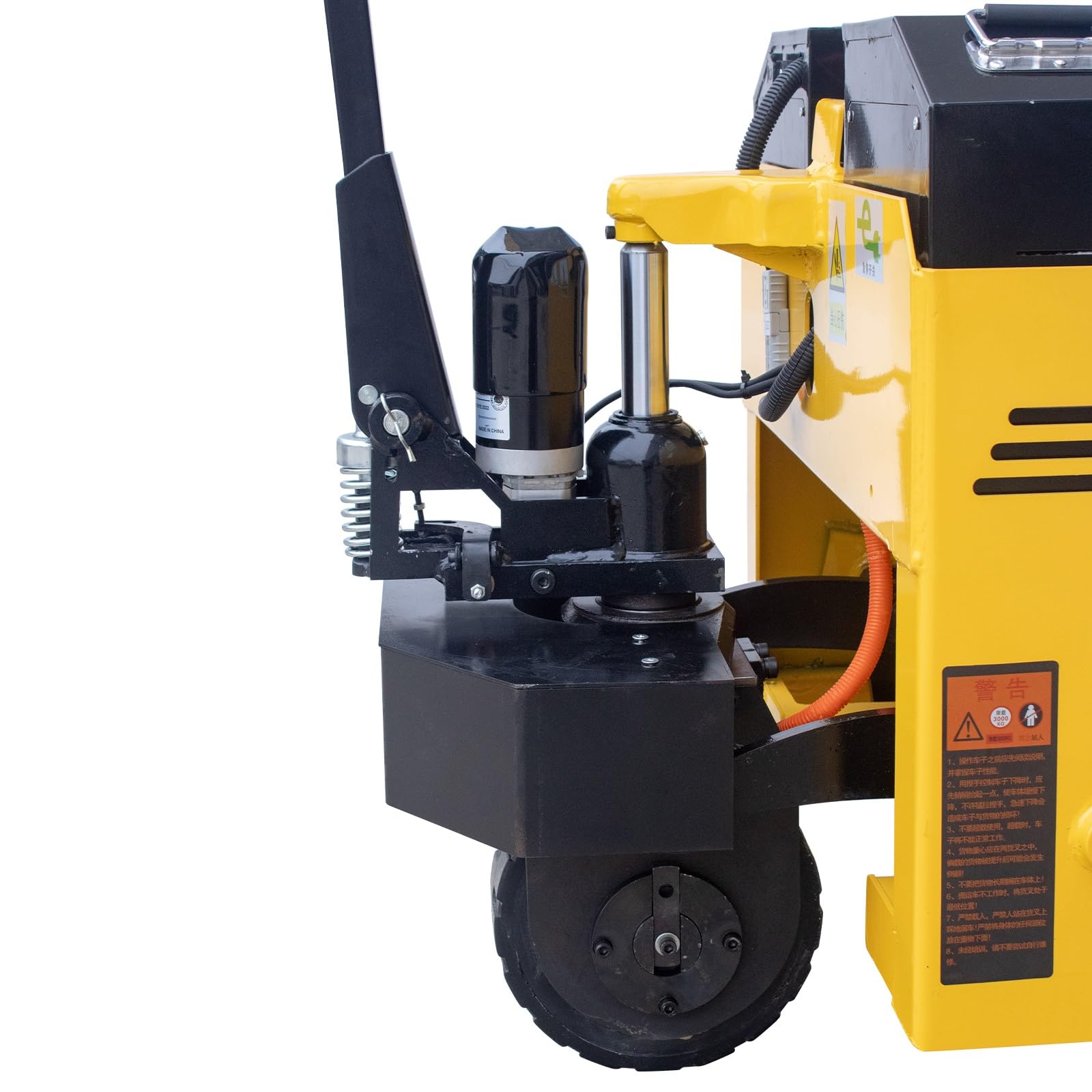 Transpallet elettrico 2000 kg/3000 kg Litio rimovibile da 48 V/20 Ah e caricatore integrato. Batteria agli ioni di litio | carrello elevatore elettrico(4409lbs)