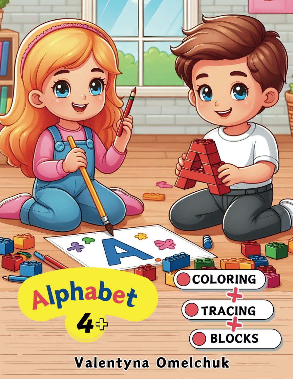 Alphabet Tracing Coloring Blocks workbook: Fun ABC Activities for Preschool and Kindergarten