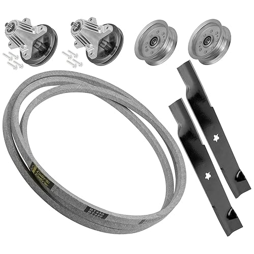 Pieza de repuesto OEM para husillo con polea y correa para Troy-Bilt 13A6A1BS066 13A8A9BS066 42" 95405021 Index-DDR965-GTF1-60055