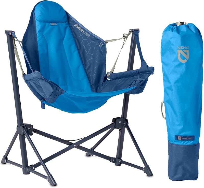 Cadeira reclinável dobrável para camping NEMO Equipment Stargaze EVO-X, Brilliant Blue