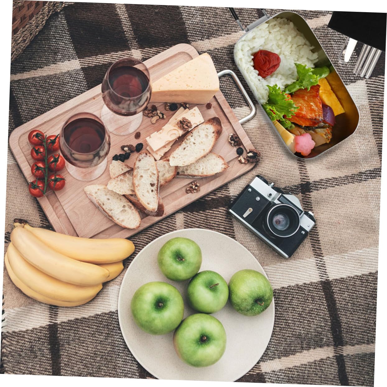 OUNONA 1 Set Outdoor with Steaming Rack Folding Handle Stove for Camping Backpacking and Picnics Lightweight Cookware for Outdoor Adventures