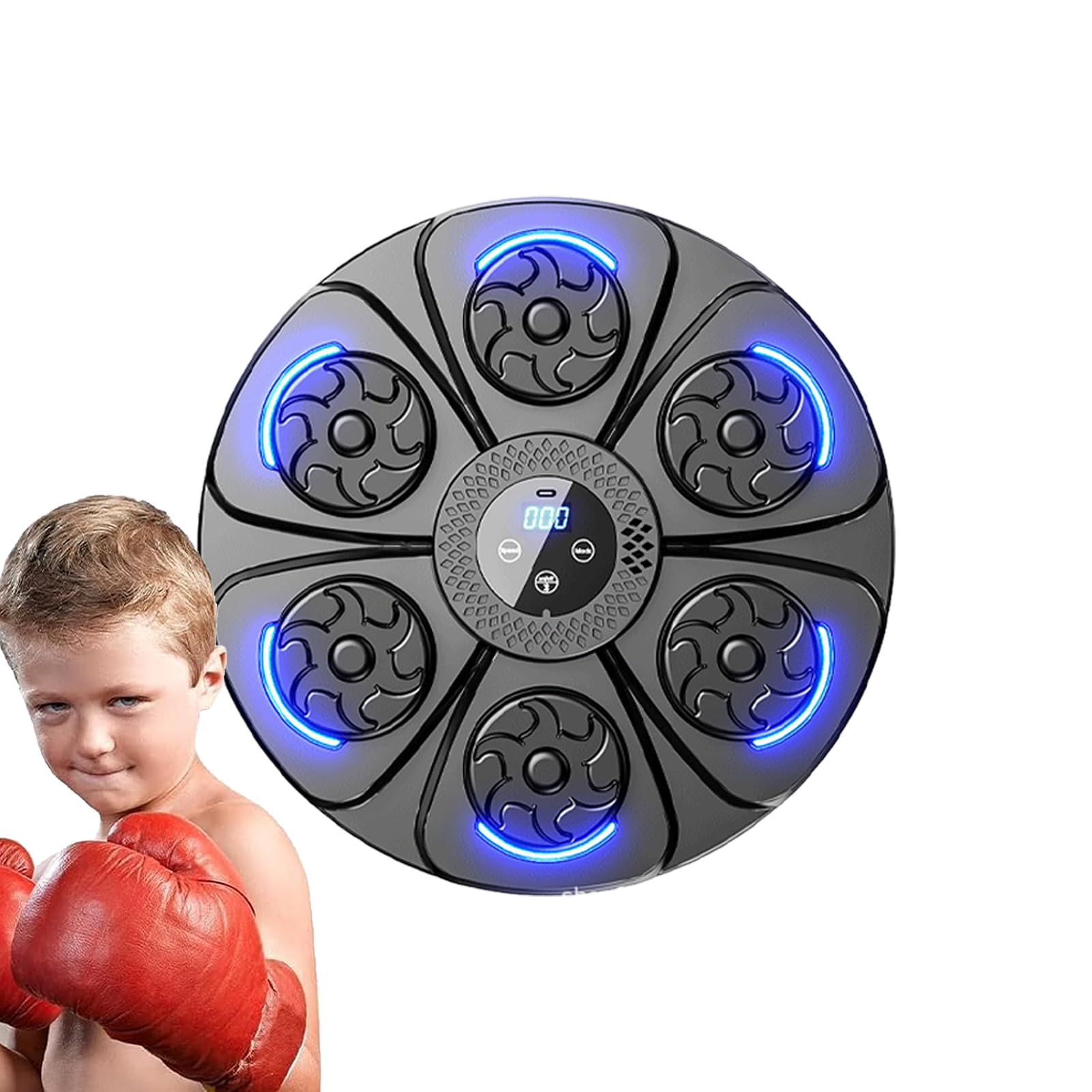 Macchina Da Boxe Musicale Attrezzatura Fitness Elettronica Interattiva | Dispositivo Per Boxe Musicale Per Allenamento Sparring Sport Adulti E Ragazzi Palestra Domestica Indoor