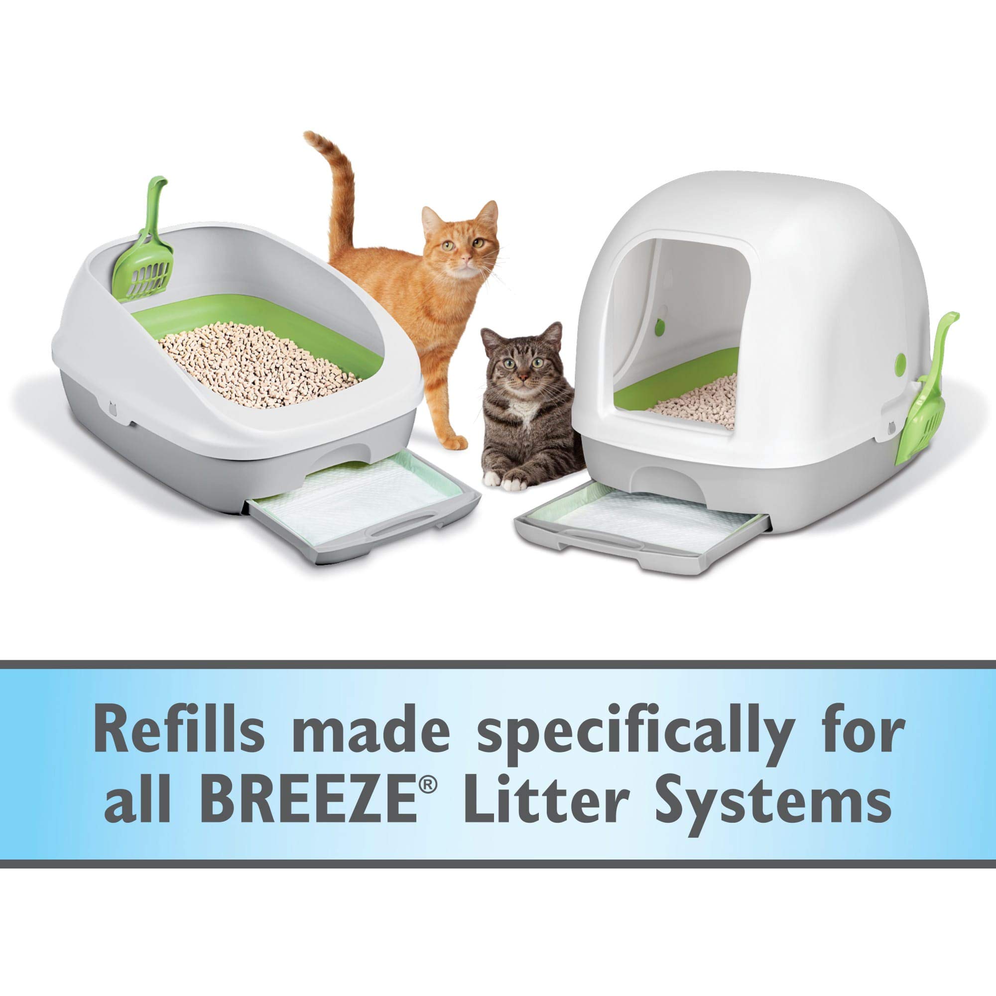 Purina Tidy Cats Katzenstreu Zubehör, Breeze Pads Nachfüllpack Multi Katzenstreu – 8 Karat Beutel
