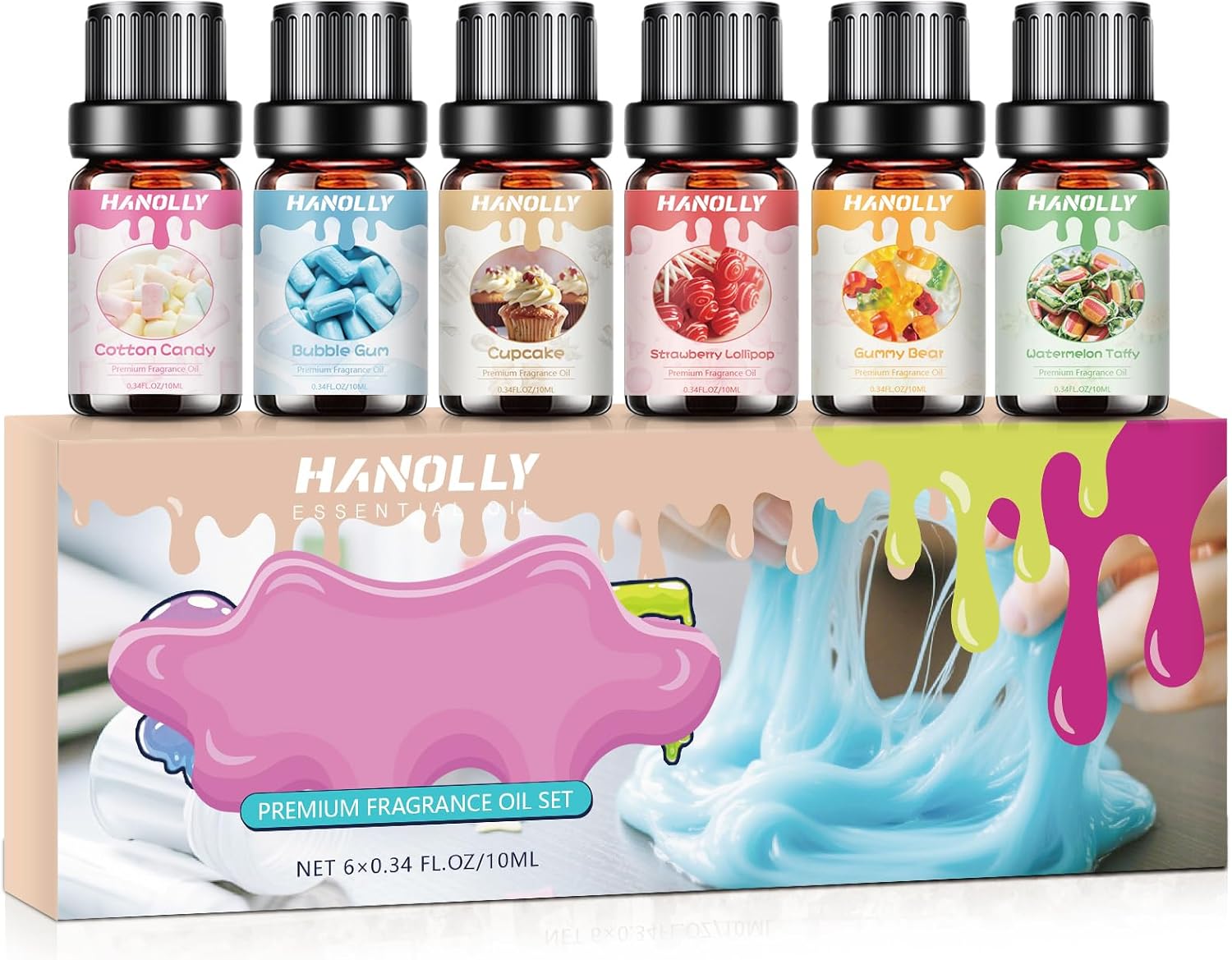 Essential Oil Set, Fragrance Oil for Candle & Soap Making, Diffuser Oil Scents,Scented Oils