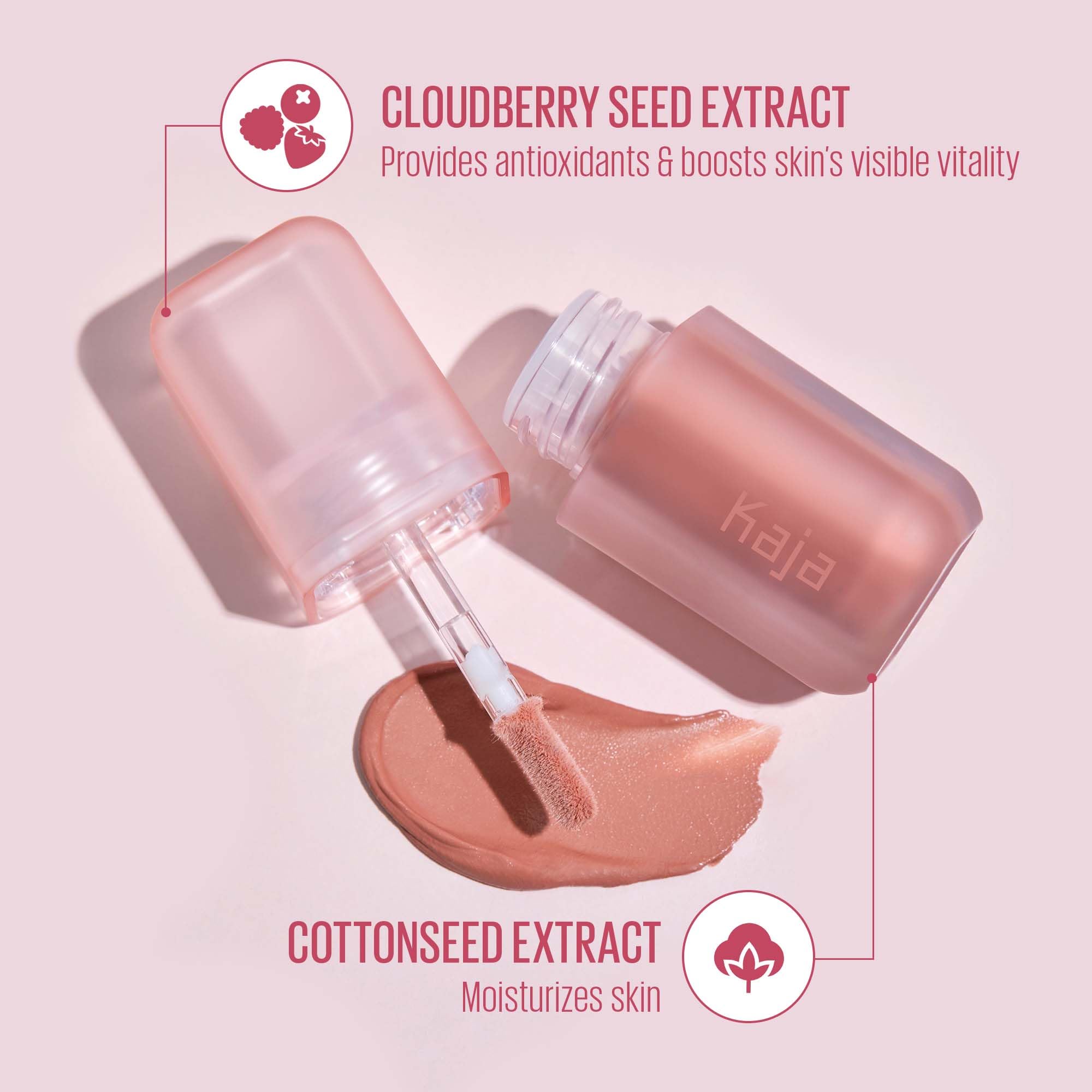 Sombra de ojos líquida multiusos y rubor - Whipped Dream | con aceite de semilla de algodón, 4 tonos, construible, mezclable, acabado semimate aireado, 01 Soufflé de coral, 0.17 onzas 5