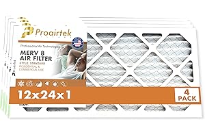 Proairtek AF12241M08SWH Model Air Filters